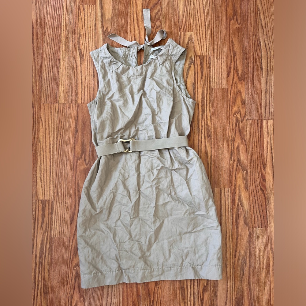 Banana Republic Beige Italian Mini Dress